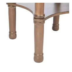 Kirklands Home Tegan Round Accent Table Brown Sale