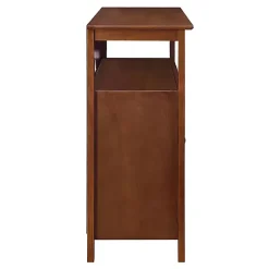 Kirklands Home Tiered Deluxe Cali Media Cabinet Brown Discount