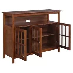 Kirklands Home Tiered Deluxe Cali Media Cabinet Brown Discount