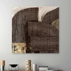 Kirklands Home to Gold Canvas Art Print, 40x40 in. Brown Sale