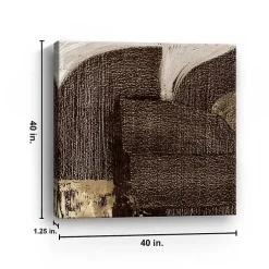 Kirklands Home to Gold Canvas Art Print, 40x40 in. Brown Sale