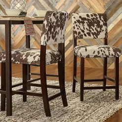 Kirklands Home Udder Madness Counter Stool Brown Best