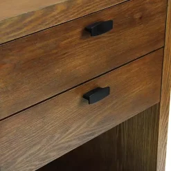 Kirklands Home Vivara 2-Drawer Nightstand Brown Clearance