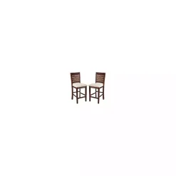 Kirklands Home Brown Wilbur Cane Back Counter Stools, Set of 2 New