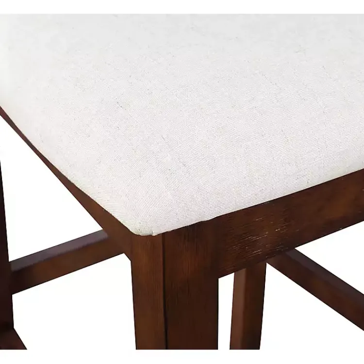 Kirklands Home Brown Wilbur Cane Back Counter Stools, Set of 2 New