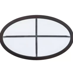 Kirklands Home Wood & Glass Top 3-pc. Table Set Brown Best
