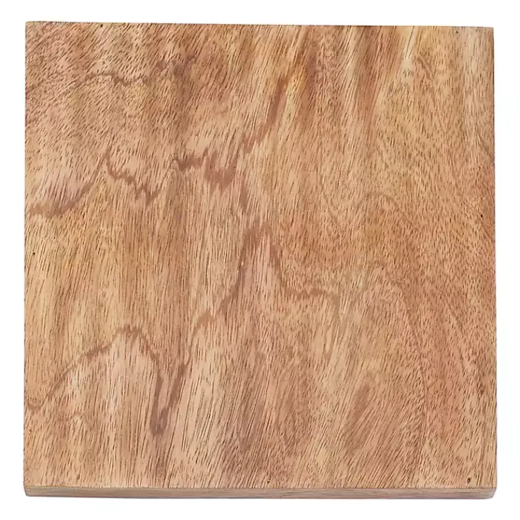 Decorative Accents>Kirklands Home Wood and Gold Tic Tac Toe Game Set Brown