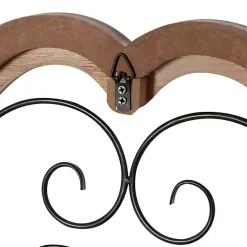 Kirklands Home Brown Wood and Metal Farmhouse Wall Plaque Outlet