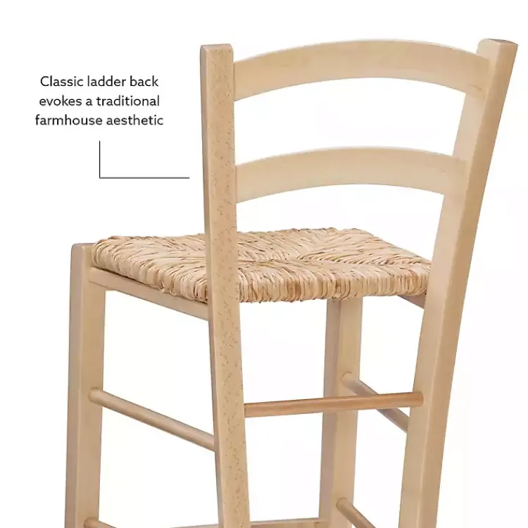Kirklands Home Wood and Seagrass Counter Stools, Set of 2 Brown Best
