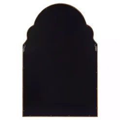 Kirklands Home Brown Wood Arch Hogan Wall Mirror Outlet