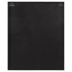 Kirklands Home Wood Barn Door 5-Shelf Wall Cabinet Brown Clearance