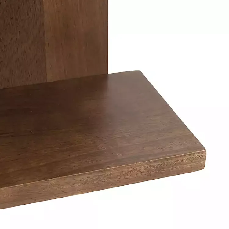 Kirklands Home Brown Wood Board Tiered Wall Shelf Online