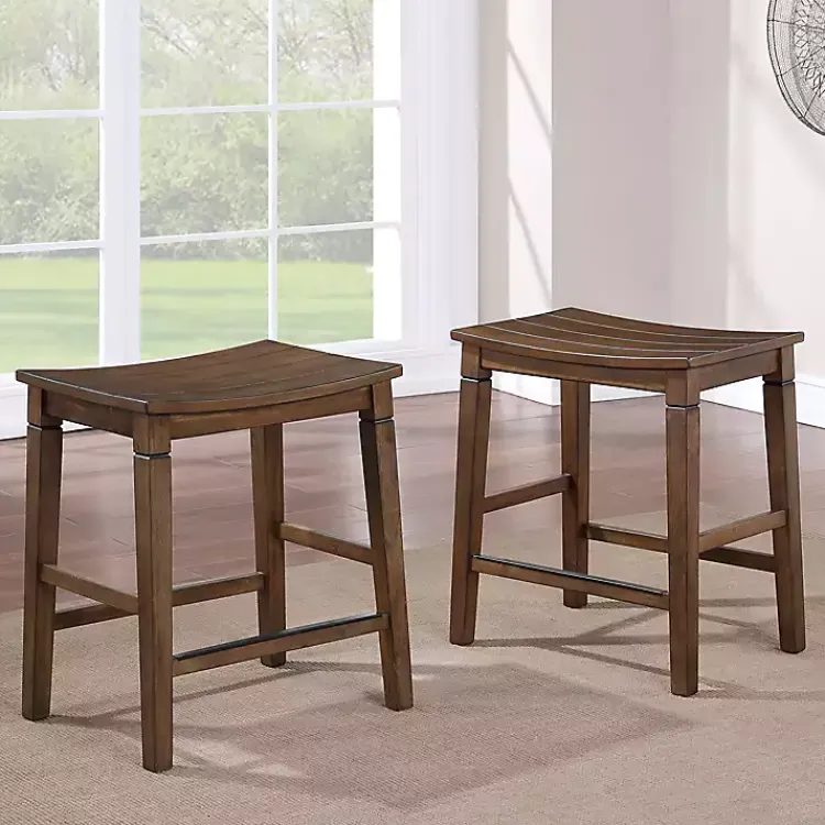 Kirklands Home Wood Counter Stool 5-pc. Dining Set Brown Sale