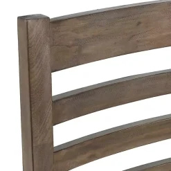 Kirklands Home Brown Wood Farmhouse Dining Chairs, Set of 2 Discount