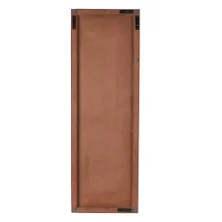 Kirklands Home Wood Geometric Block Wall Plaque, 16x48 in. Brown New