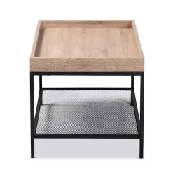 Kirklands Home Wood Raised Edge Coffee Table Brown Online