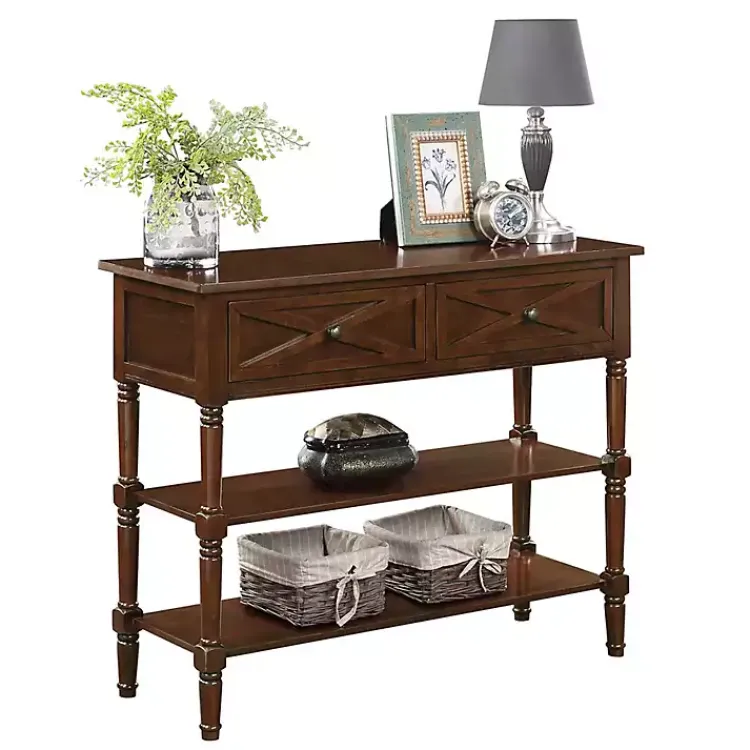 Kirklands Home Wood Traditional Console Table Brown Online