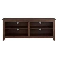 Kirklands Home Wood TV Stand, 58 in. Brown