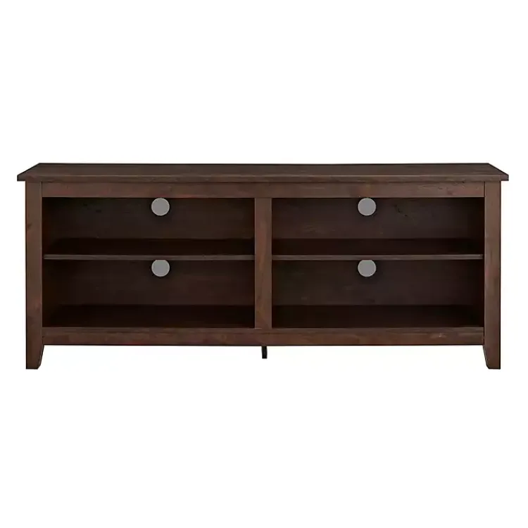 Kirklands Home Wood TV Stand, 58 in. Brown