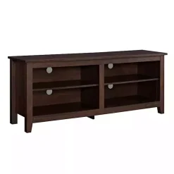 Kirklands Home Wood TV Stand, 58 in. Brown
