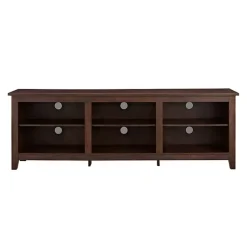 Kirklands Home Wood TV Stand, 70 in. Brown Clearance