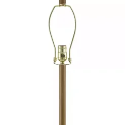 Kirklands Home Brown Woven Marni Floor Lamp White Clearance