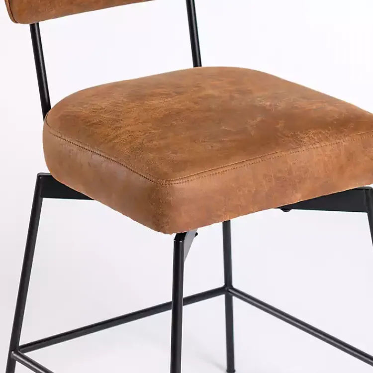 Kirklands Home Wyatt Swivel Counter Stools, Set of 2 Brown Hot
