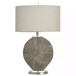 Kirklands Home Brushed Brown Shell Table Lamp Gray Clearance