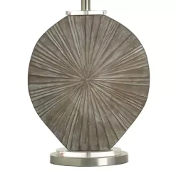 Kirklands Home Brushed Brown Shell Table Lamp Gray Clearance