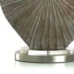 Kirklands Home Brushed Brown Shell Table Lamp Gray Clearance