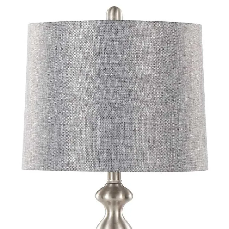Kirklands Home Brushed Nickel Ashley Table Lamps, Set of 2 Online