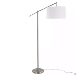 Kirklands Home Brushed Nickel Cassie Floor Lamp New