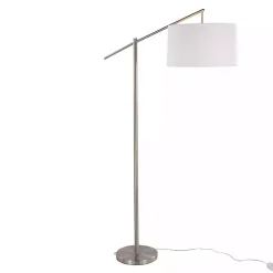 Kirklands Home Brushed Nickel Cassie Floor Lamp New