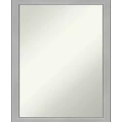 Kirklands Home Brushed Nickel Modern Decorative Wall Mirror Sale