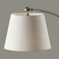 Kirklands Home Brushed Adjustable Arm Floor Lamp Silver