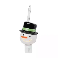 Christmas Decorations>Kirklands Home Bubble Snowman Nightlight White