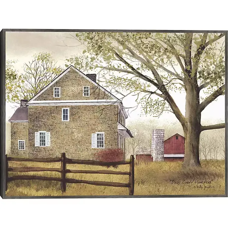 Kirklands Home Bucks County Homestead Framed Canvas Art Print Clearance
