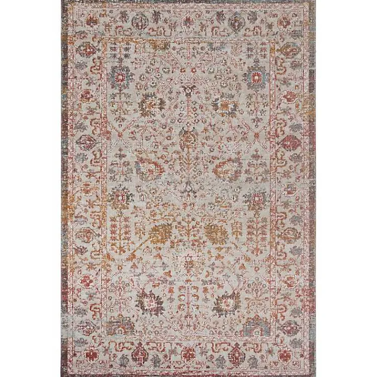 Kirklands Home Budding Bohemian Indoor/Outdoor Area Rug, 5x8