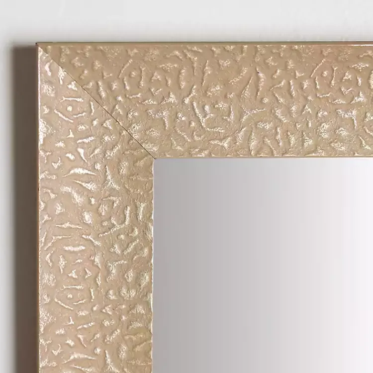 Kirklands Home Buff Textured Astrid Profile Mirror Sale