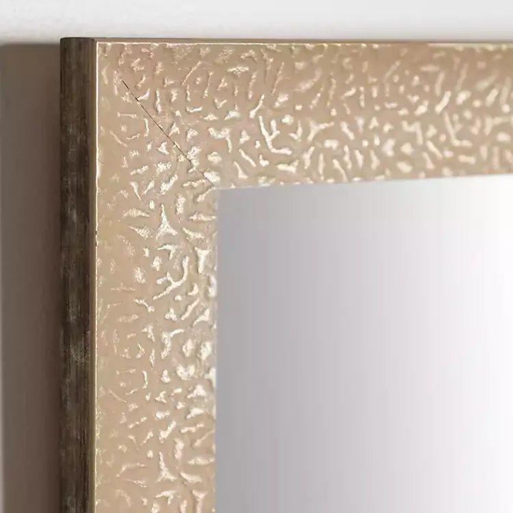 Kirklands Home Buff Textured Astrid Profile Mirror Sale
