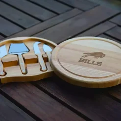 Kirklands Home Buffalo Bills Cheese Board and Tool Set Tan Hot