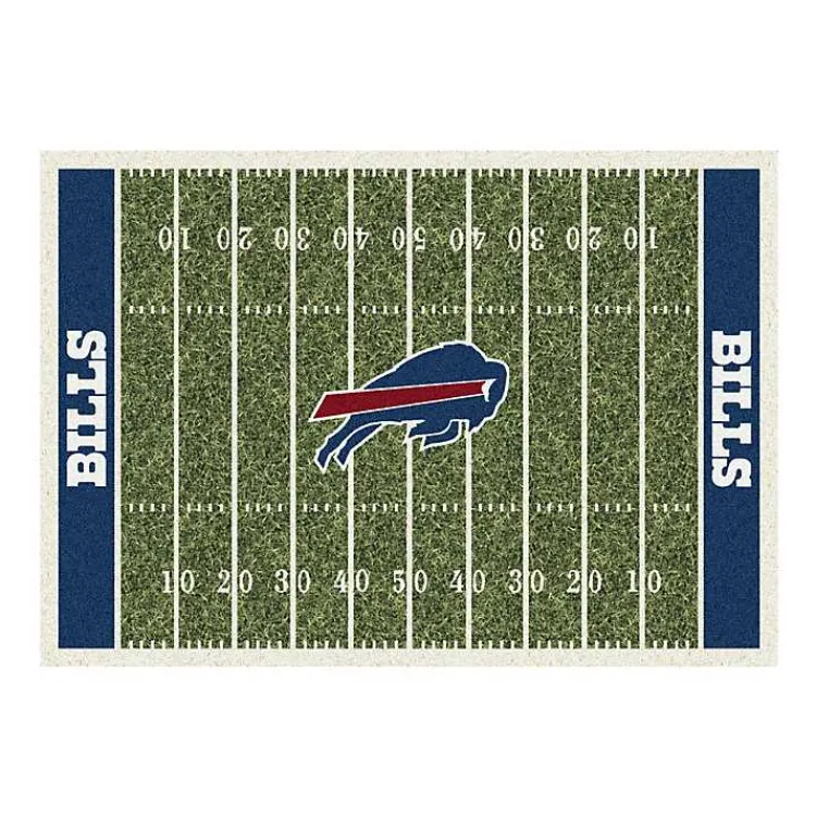 Kirklands Home Buffalo Bills Home Field Area Rug, 6x8 Green Clearance