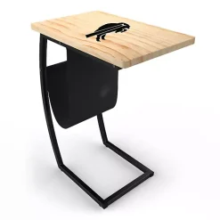 Kirklands Home Buffalo Bills Wood C-Table Tan Sale