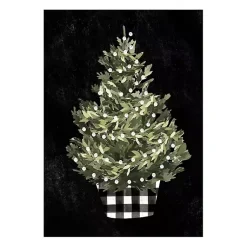 Christmas Art & Wall Decor>Kirklands Home Buffalo Check Christmas Tree Canvas Art Print
