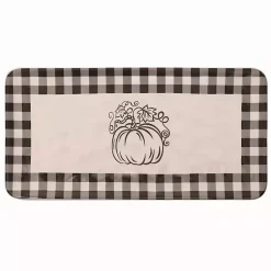 Fall>Kirklands Home Buffalo Check Pumpkin Platter