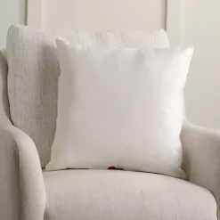 Pillows>Kirklands Home Bulldog with Santa Hat Christmas Pillow