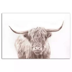 Kirklands Home Bullie Boy Sepia Canvas Art Print Tan Sale