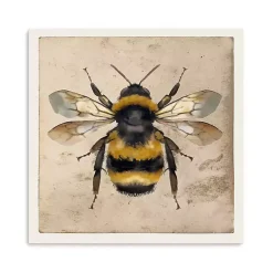 Kirklands Home Bumblebee Anatomy Canvas Art Print New