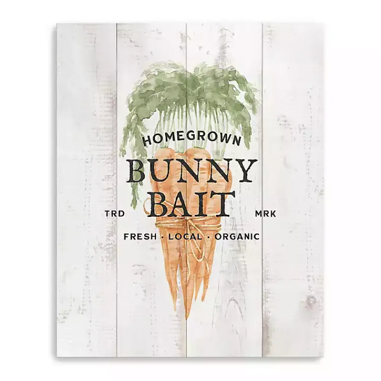 Easter Decorations>Kirklands Home Bunny Bait Carrot Canvas Art Print
