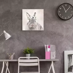 Easter Decorations>Kirklands Home Bunny Flower Crown Easter Canvas Wall Art
